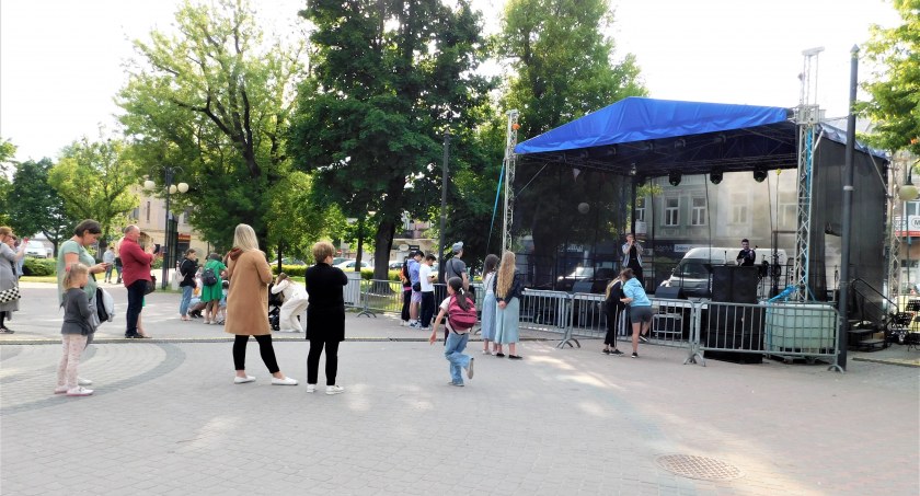 Marcin Zawora na scenie Dni Dębicy. 