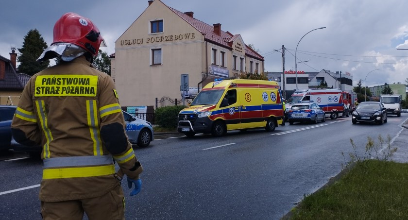 Do wypadku doszło na ul. Krakowskiej. Zdjęcie: debica24.eu.