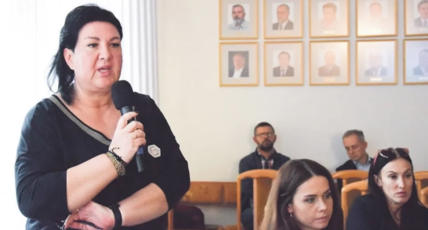 Dorota Pietracha apelowała o to, by władze miasta przedyskutowały sprawę z przedsiębiorcami. Zdjęcie: debica24.eu.