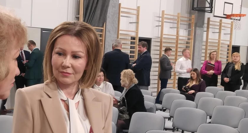 Katarzyna Radzik podczas otwarcia Sądu Pracy w Dębicy. Fot. arch