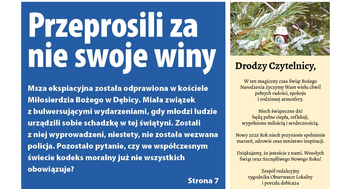 Biblioteki, książki, publikacje, Obserwator Lokalny święta Bożego Narodzenia - zdjęcie, fotografia