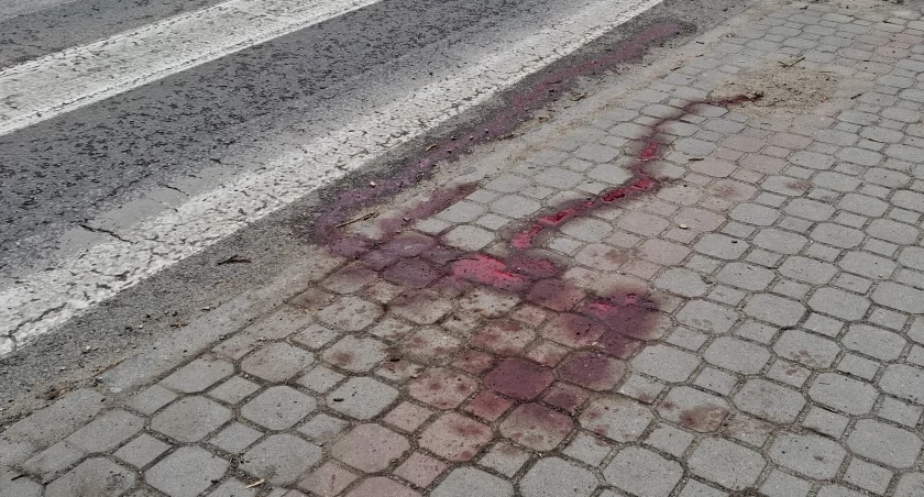 Kierujący rowerem doznał urazu głowy. Zdjęcie: debica24.