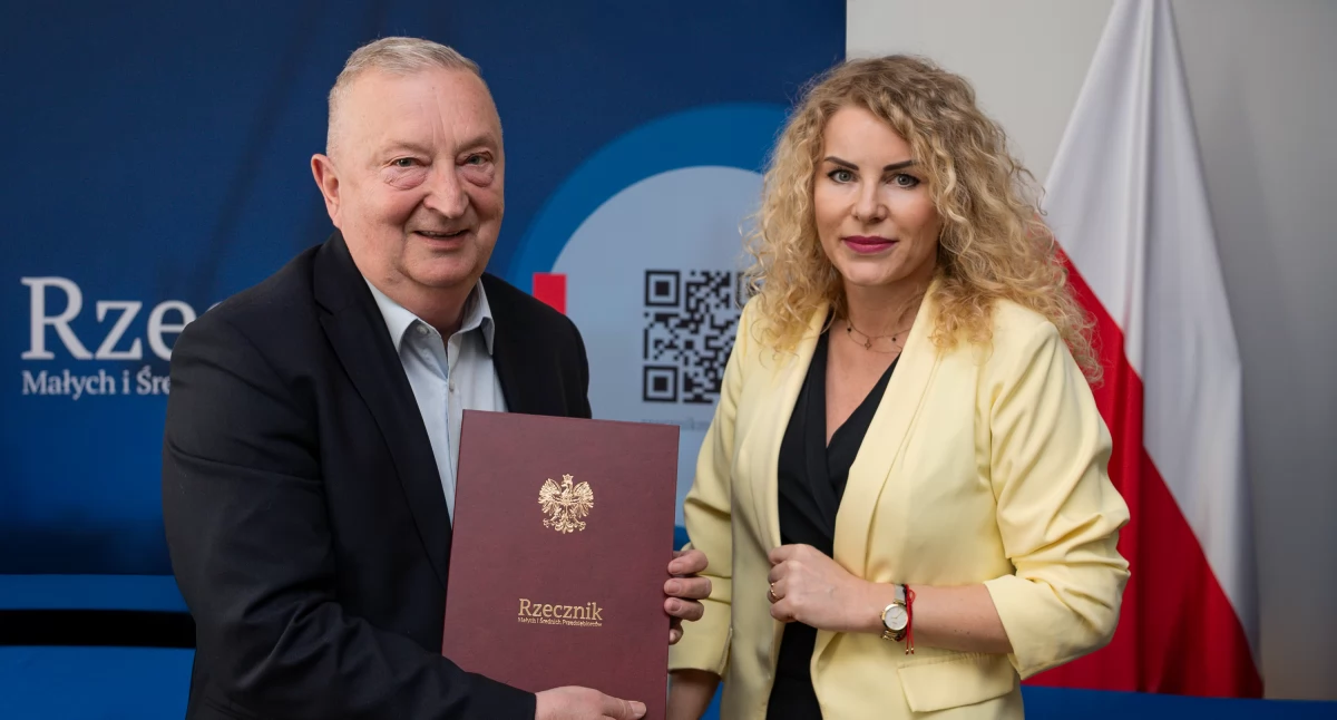Krzysztof Glijer z Agnieszką Majewską. 