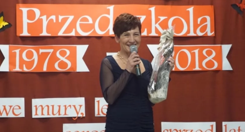 Maria Jeleń w 2018 roku, podczas jubileuszu 40-lecia Przedszkola Miejskiego nr 8.