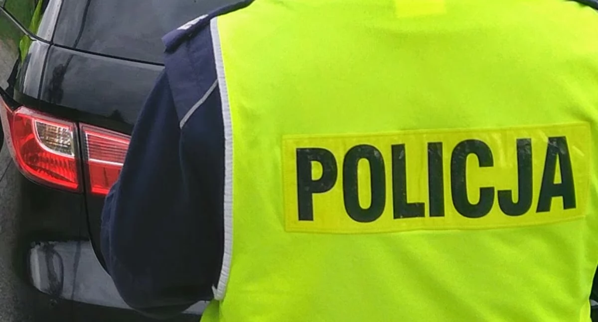 Policja, latka pędziła przez wieś szybko - zdjęcie, fotografia