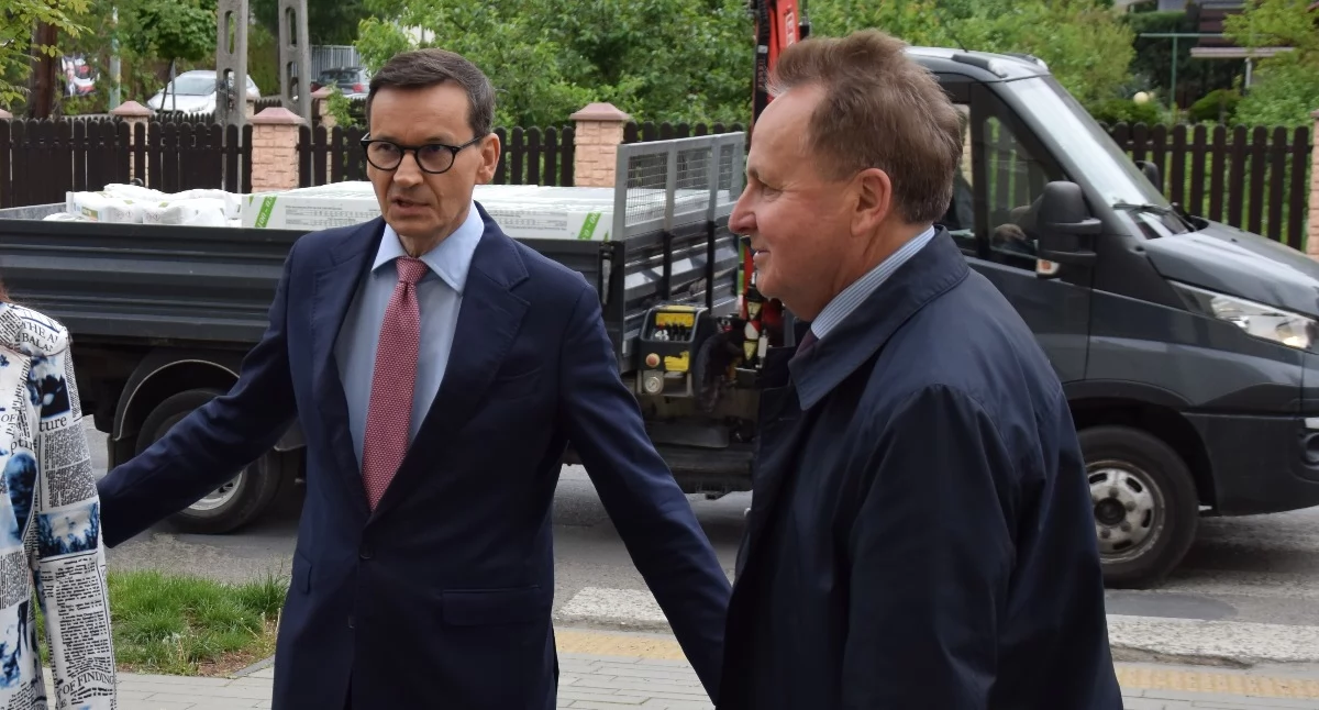 Jan Warzecha (z prawej) nie od dziś wspiera działania byłego premiera Mateusza Morawieckiego.