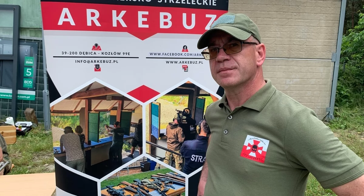 Marian Matkowski ze Stowarzyszenia Arkebuz