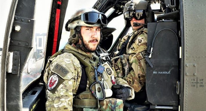 fot. Afganistan 2011 rok. Michał Andruk wykonywał tam zadania bojowe razem z 82. Dywizją Powietrznodesantową.