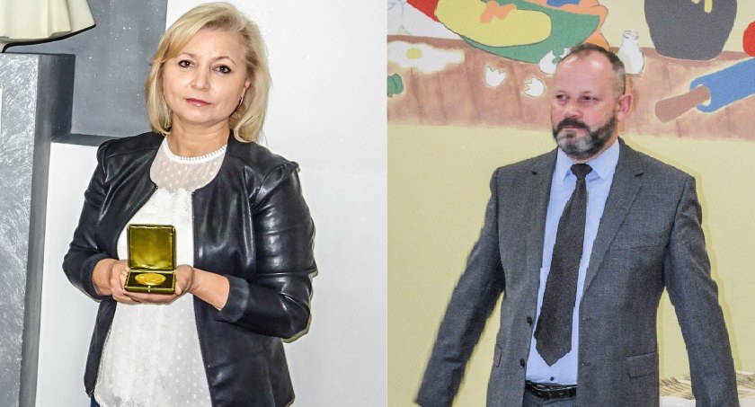 Ewa Hołubowska (z lewej) będzie kierowała SP nr 8 do 31 sierpnia. Podobnie, jak Mariusz Zając (z prawej) w SP nr 10.