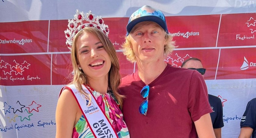 Natalia Barańska z utytułowanym skoczkiem narciarskim Dawidem Kubackim.