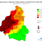Prognozowany indeks jakości powietrza we wtorek 17 stycznia 2017