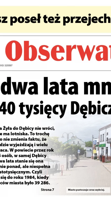 Już jutro zapraszamy do lektury Obserwatora Lokalnego