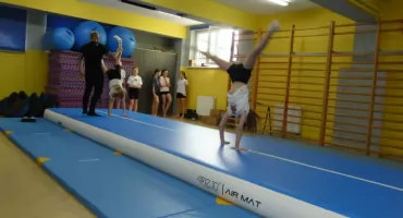 AirTrack ufundował rodzic. Dzieci są zachwycone