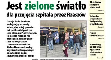 W najnowszym Obserwatorze Lokalnym: decyzja w sprawie szpitala, firma Atlas wchodzi do Dębicy, wypadki na hulajnogach