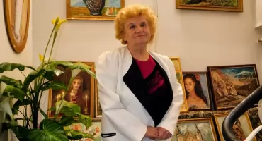 Danuta Desoń w cukierni organizowała koncerty i pokazywała swoje obrazy